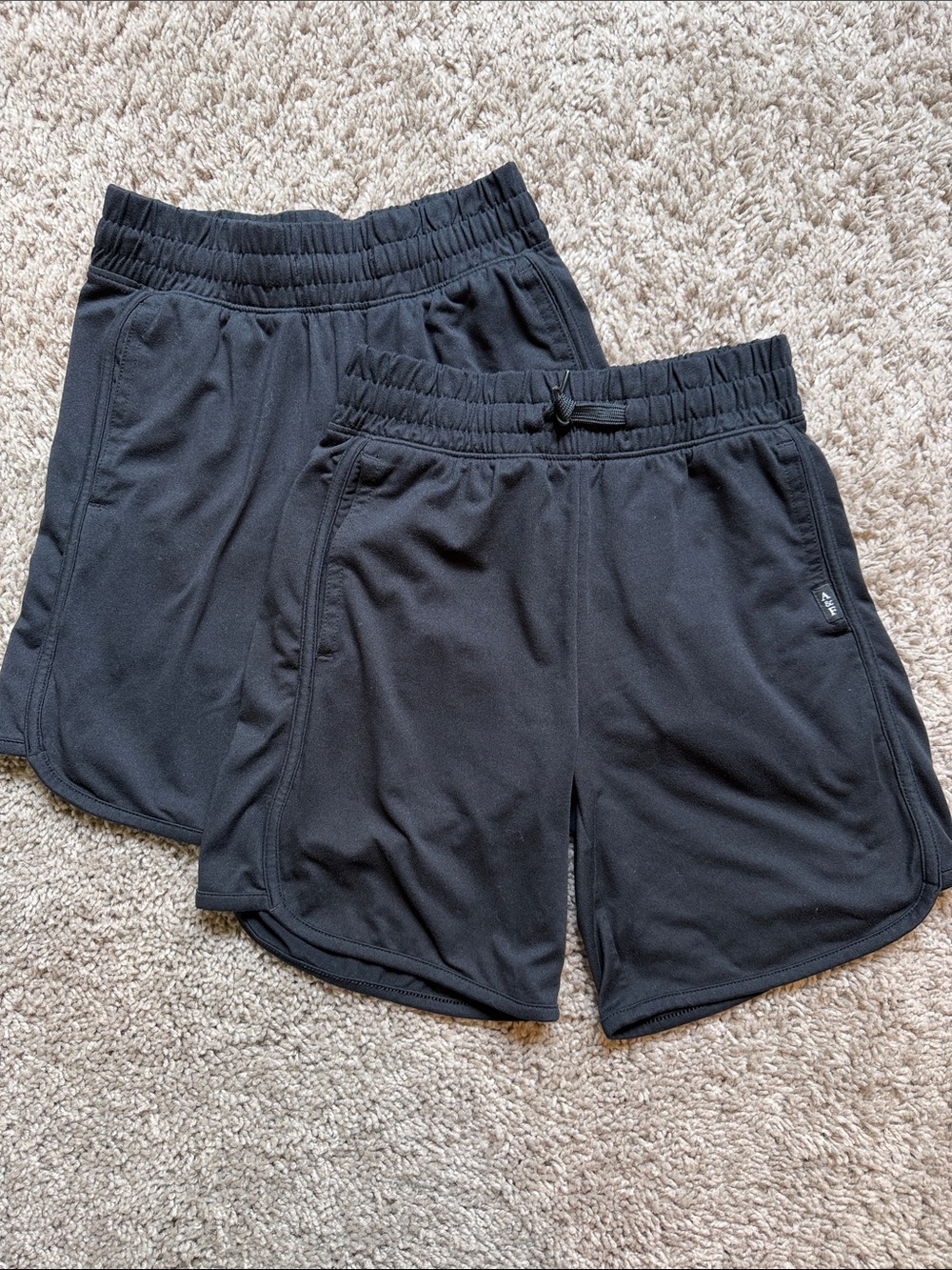 Boys A&F Black Athletic Shorts- Size 5/6